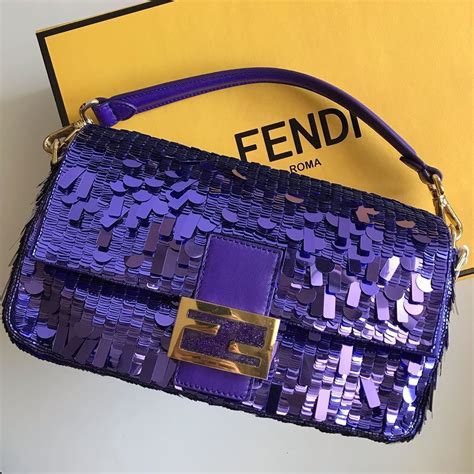 carrie bradshaw purple fendi baguette|fendi baguette.